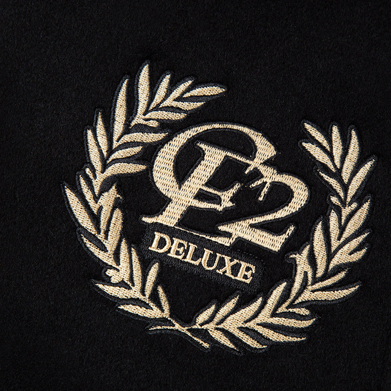 CEEC LA男女同款翻领毛呢夹棉棒球服 301360,淘宝优惠券,粉丝福利购,淘宝优惠卷