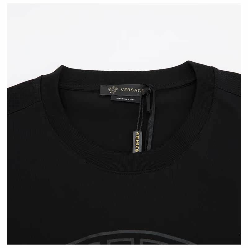 gianni versace黑色短袖t恤 银泰百货精品T恤