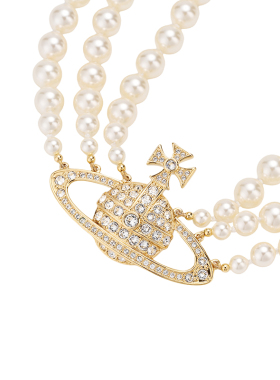 Vivienne Westwood/西太后 女士多层缀饰珍珠项链银泰百货 300217