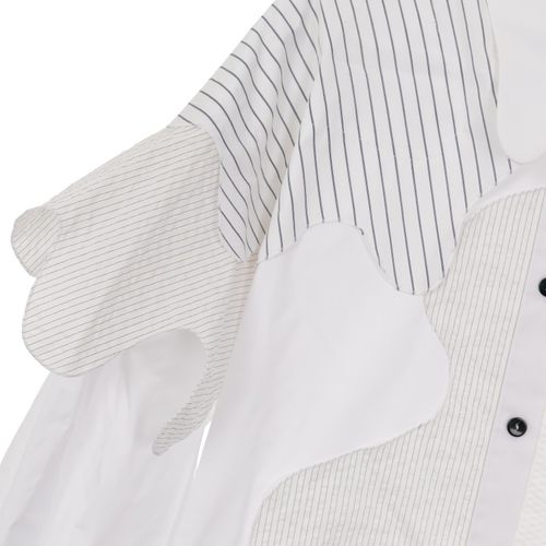 ENFOLD 女士春夏时尚拼接长袖条纹衬衫银泰百货精品  301574 - 图3