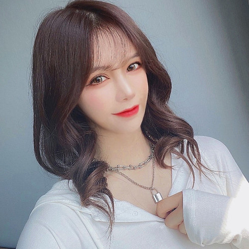 一片式V型短卷发片接发片隐形仿真发假发片大波浪蓬松假发女无痕 - 图1