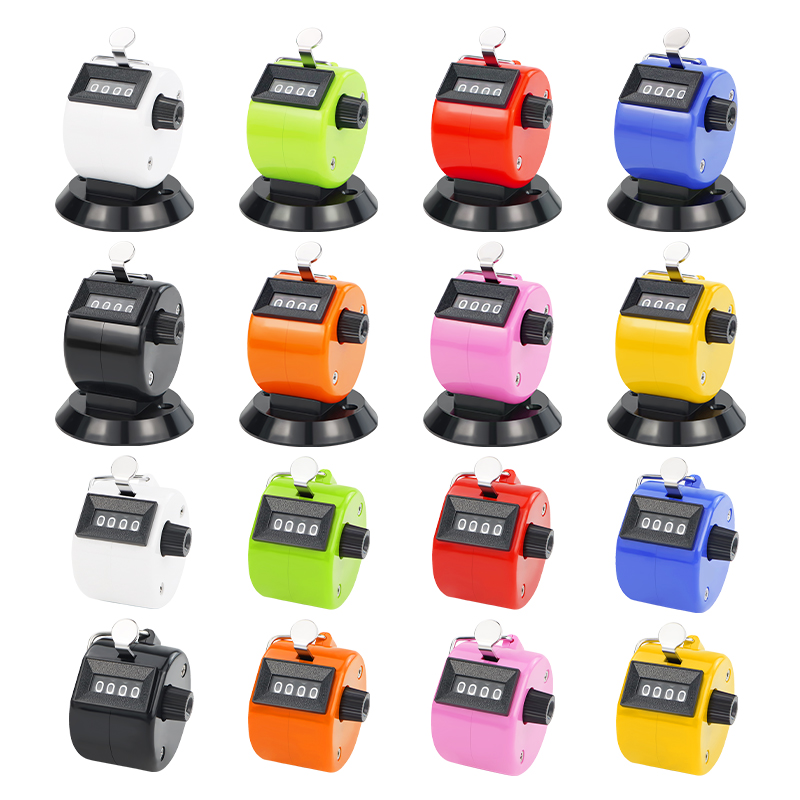 记数器塑料手动计数器航空点客器机械手动带底座仓库用手按点数器 - 图3