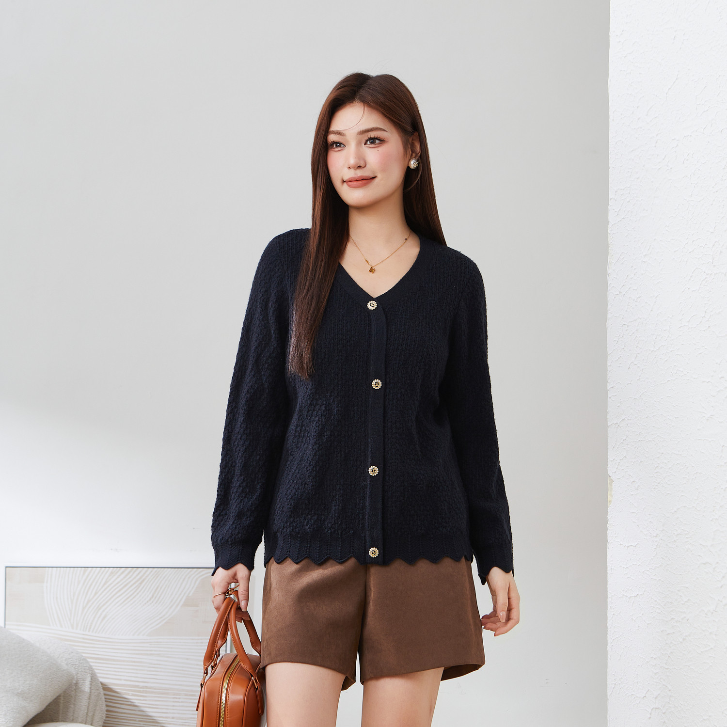 采多宝大码女装胖mm2024冬季新款镂空立体肌理感毛衣DDMY2055-Z,淘宝优惠券,粉丝福利购,淘宝优惠卷