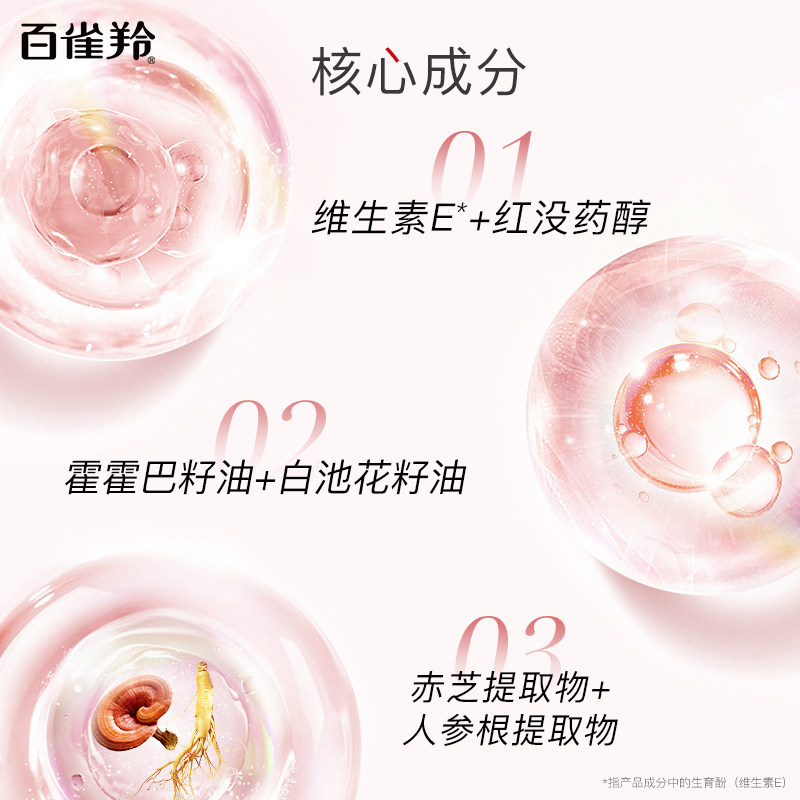 百雀羚修护抗皱紧致温和舒缓维生素E乳旗舰店正装