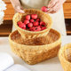 Household kitchen egg storage basket imitation rattan weaving