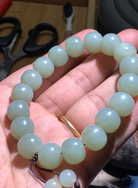 老型手串/和田玉/籽料/苏州玉雕/苏工/私人订制/来料加工