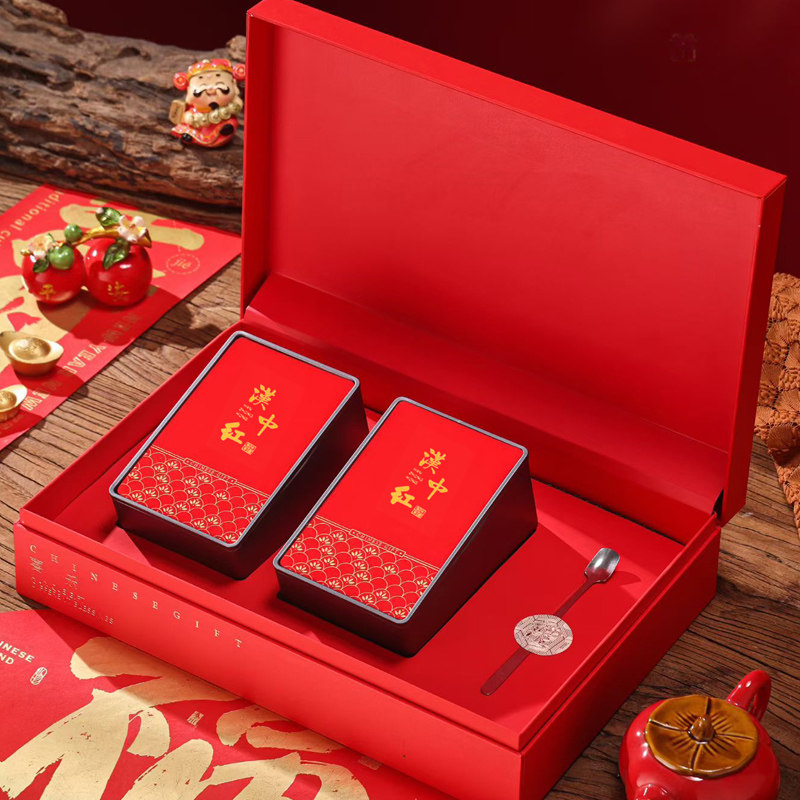 汉江春汉中红茶特级礼盒新茶送礼陕西功夫茶浓香型金骏眉茶叶