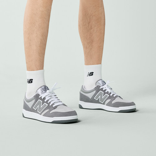 New Balance NB官方正品男女同款情侣鞋复古运动休闲板鞋BB480LEC - 图3