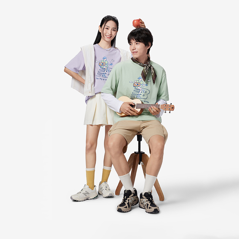 New Balance NB官方24年新款男女情侣透气网眼户外休闲鞋ML610TAE - 图3