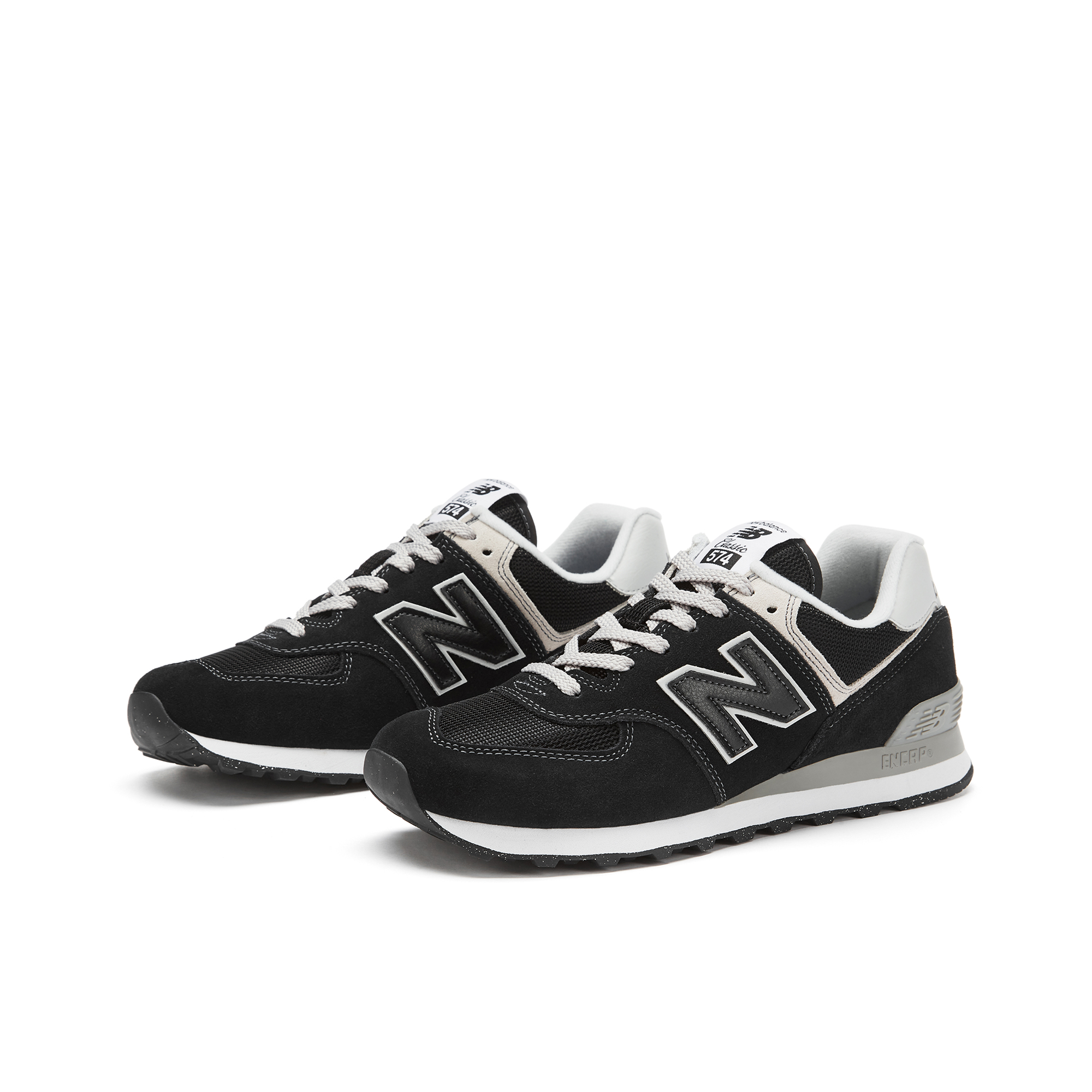 New Balance NB官方正品男女夏情侣黑色复古运动休闲鞋ML574EVB