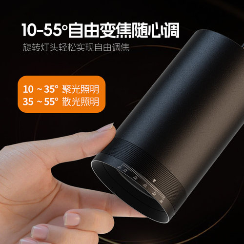 玄关吊线灯明装床头小吊灯可升降调焦变焦聚光餐厅灯餐桌入户射灯 - 图3