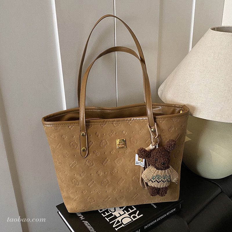 时尚复古压花包包2025新款通勤大容量女士单肩包高级感手提托特包,淘宝优惠券,粉丝福利购,淘宝优惠卷