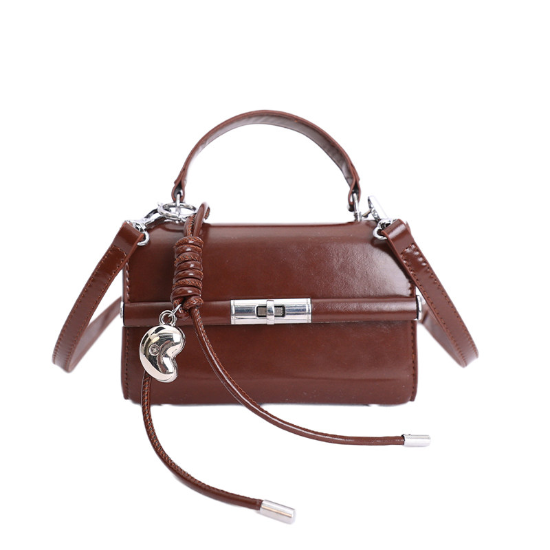 高级质感精致迷你小包包女2025新款时尚百搭斜挎包油皮复古小方包,淘宝优惠券,粉丝福利购,淘宝优惠卷