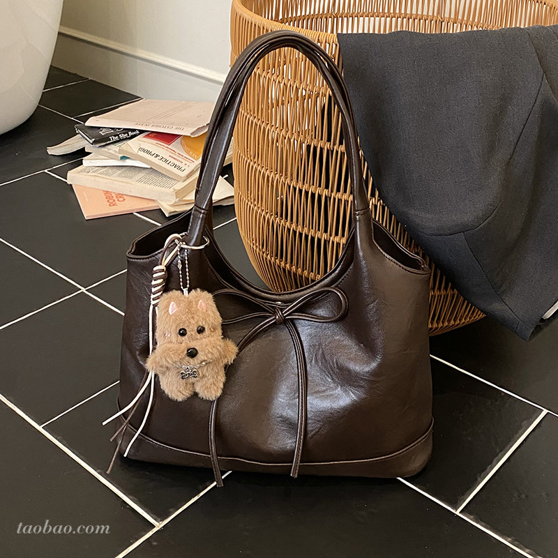 高级质感美拉德复古包包女2025新款时尚通勤单肩腋下包手提托特包,淘宝优惠券,粉丝福利购,淘宝优惠卷