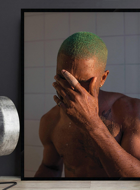 酒吧个性海报挂画FrankOcean
