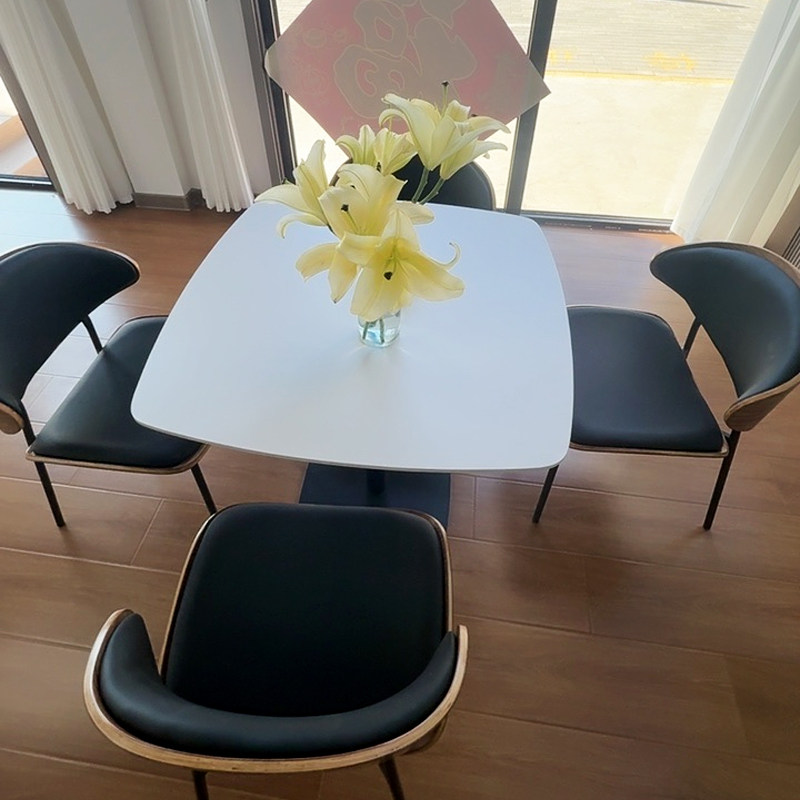 轻奢岩板洽谈桌椅组合休闲打牌会客小方桌家用餐桌阳台小圆桌椅子,淘宝优惠券,粉丝福利购,淘宝优惠卷