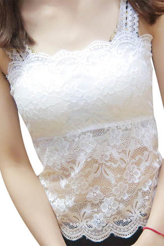 2026新款春夏季女短款小背心大码内搭上衣抹胸薄款蕾丝吊带打底女 - 图2