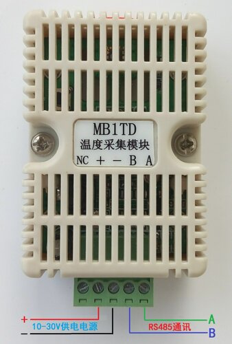 温度传感器 温度变送器 DS18B20 采集模块 Modbus RTU RS485接口 - 图0