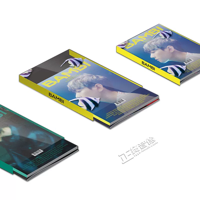 [Официальный Bambi мини 3 монетка Бэк hyun SOLO3 CD+фотоальбом постер сувенир]