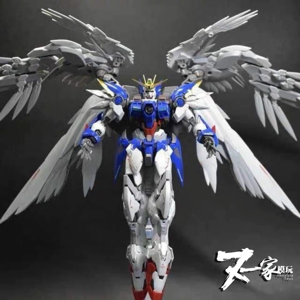 现货包邮模匠魂mjh零式飞翼掉毛天使 Hirm MG 1:100拼装模型_虎窝淘