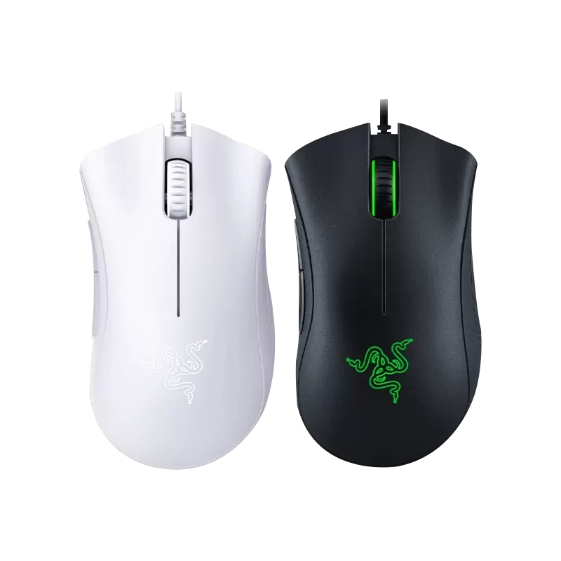 Razer雷蛇炼狱蝰蛇标准版V2黑白色USB电脑电竞有线游戏LOL鼠标-图3