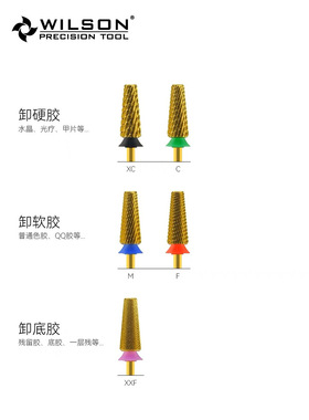 WILSON惠而顺打磨头卸甲油胶