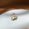 Hetian jade and jasper row inlaid cabochon jade ring ring is simple and versatile, fashionable and high-end niche