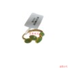 Hetian jade and jasper row inlaid cabochon jade ring ring is simple and versatile, fashionable and high-end niche