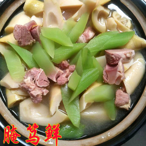 腌笃鲜830g罐头咸肉笋江南食材套装可加百叶结豆皮菜安吉特产腌肉 - 图1