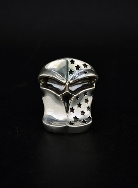 铁头的店男女通用925银朋克戒指