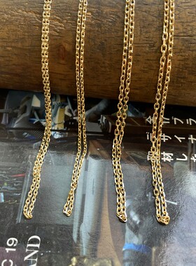 铁头的店18K金角链情侣全金项链