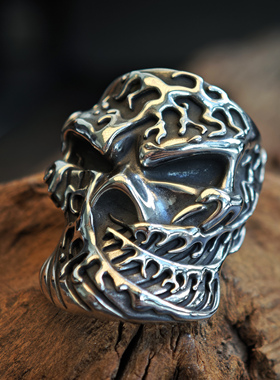 铁头的店 925银 STARLINGEARA 斯特林 海浪隐匿者戒指