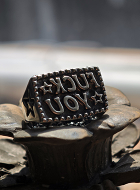 铁头的店男女通用925银复古戒指