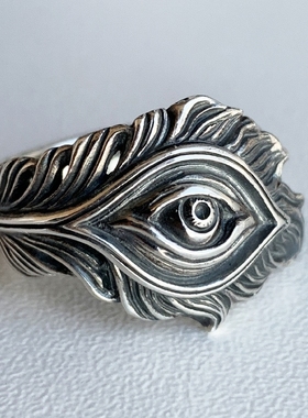 凤凰戒指铁头的店纯银艺术情侣