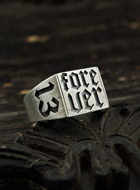 铁头的店925银男女通用复古指环