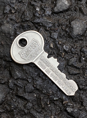 钥匙银吊坠铁头的店纯银高山隆