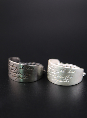 铁头的店男女通用925银日韩戒指