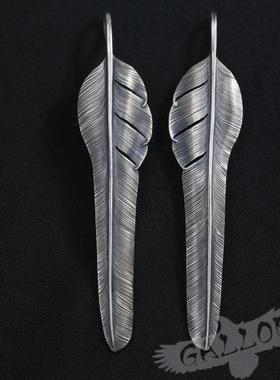 羽毛吊坠铁头的店纯银关西机车