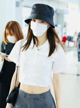 金晨同款Hysteric渔夫帽女夏季