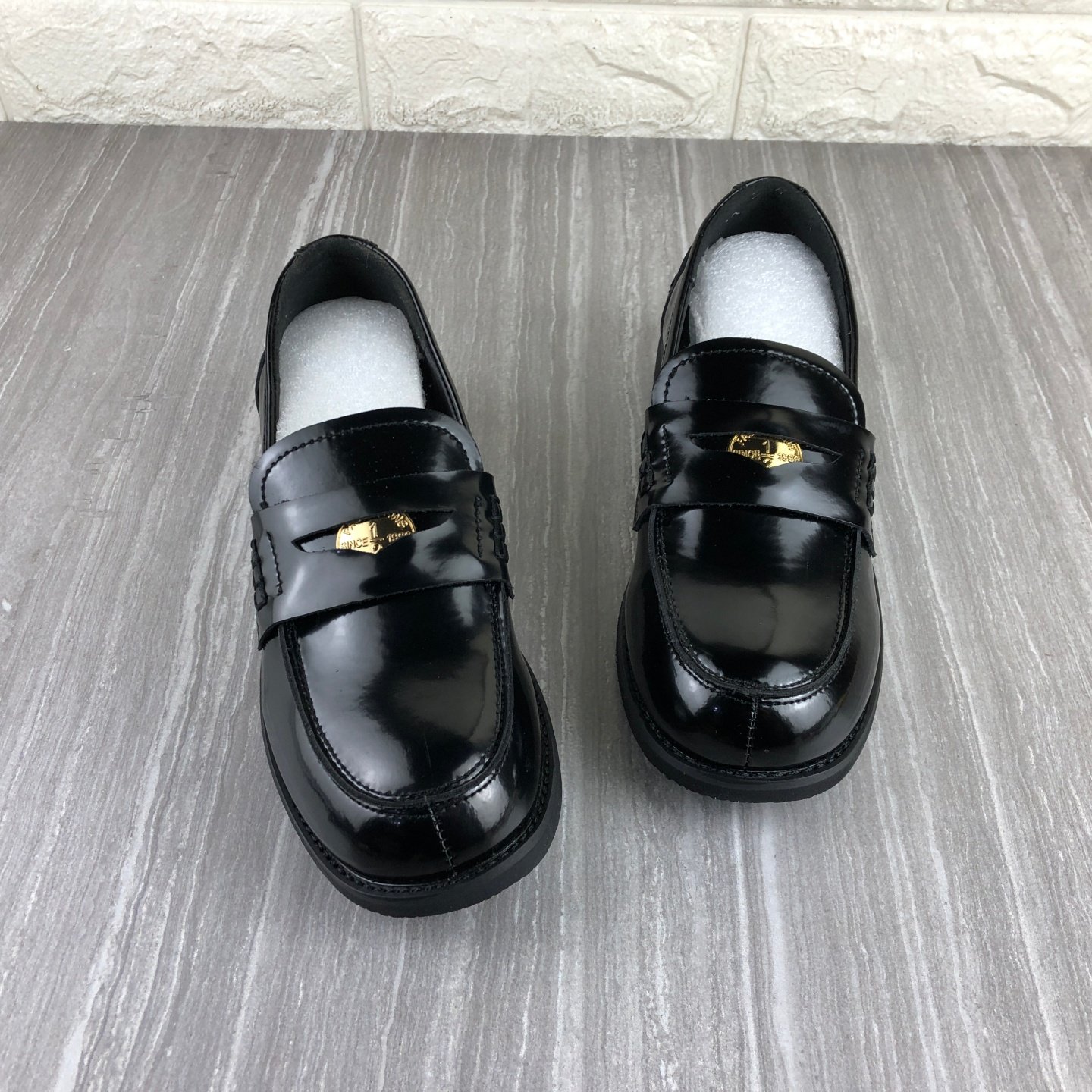 新款断码处理真皮女鞋学院风英伦小皮鞋低跟舒适套脚单鞋女乐福鞋,淘宝优惠券,粉丝福利购,淘宝优惠卷