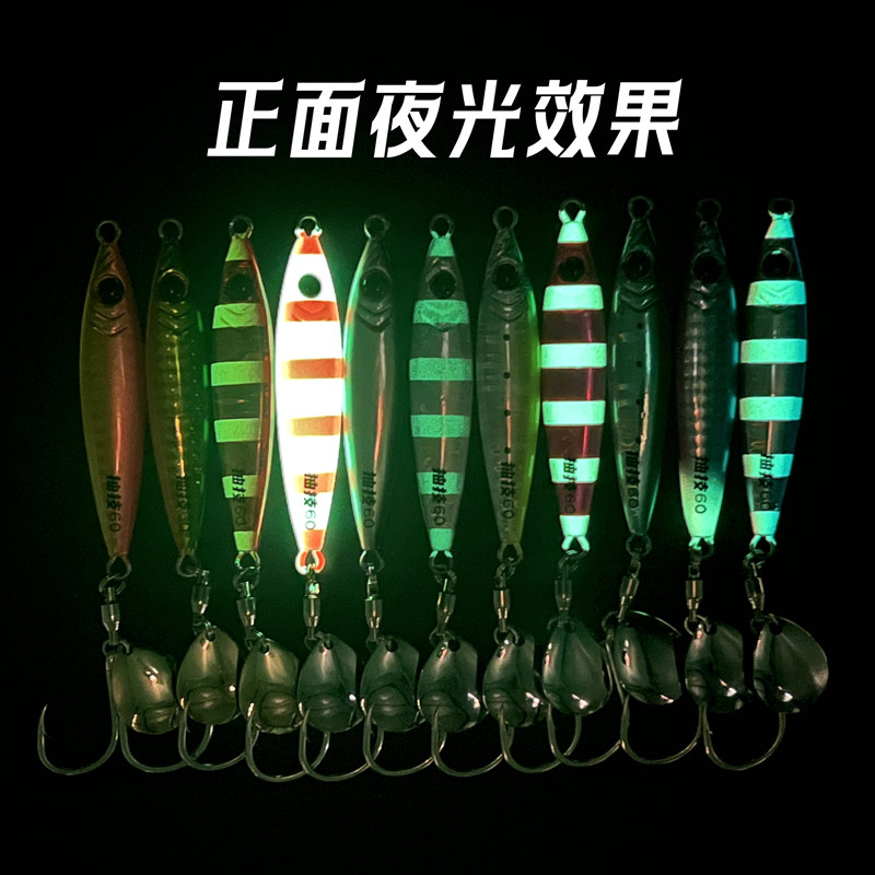 抽技旋转亮片铁板饵 马鲛鲅鱼专攻海钓小胖子船钓岸投慢摇路亚饵,淘宝优惠券,粉丝福利购,淘宝优惠卷