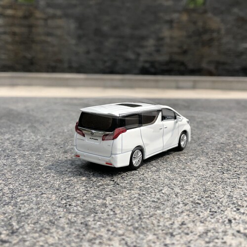 丰田埃尔法车模GCD1:64商务车保姆车ALPHARD MPV合金汽车模型盾标 - 图1