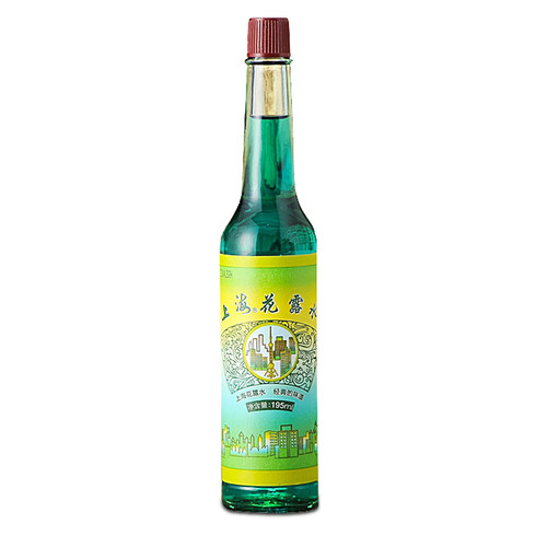 上海花露水195ml*2瓶 清凉沐浴拖地可用花香味经典玻璃瓶上海家化 - 图0