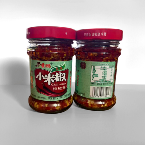 小米椒辣椒酱江西特产圣鹏小米椒下饭菜拌粉烧菜配料210克 - 图0