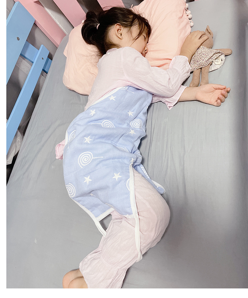 宝宝护肚睡袋春夏季薄棉婴儿大儿童露背睡袋睡觉防踢被神器0-15岁