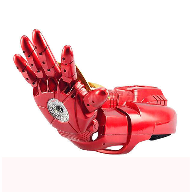 钢铁侠机械手臂电动连发手套可穿戴发光面具儿童玩具礼物正品