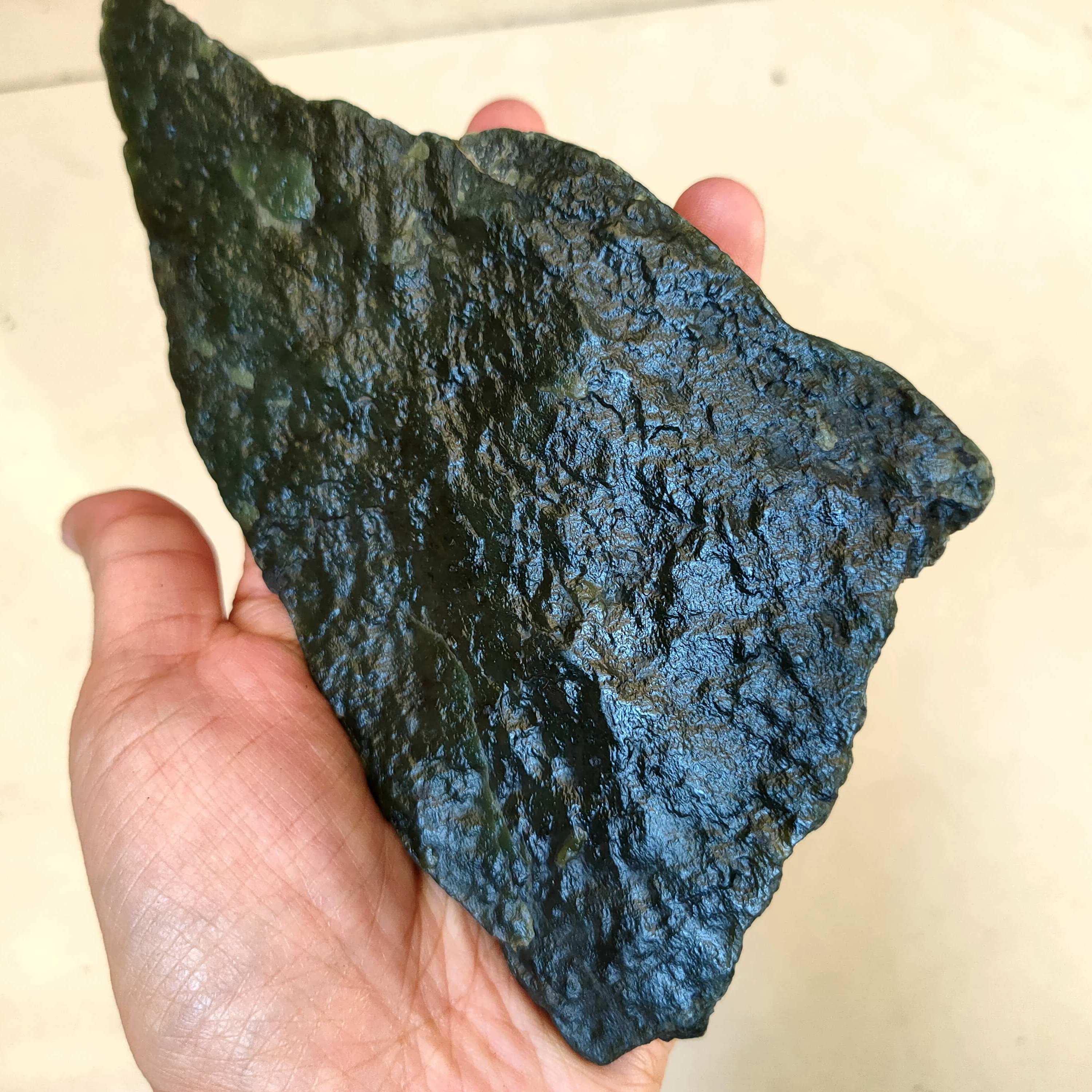 和田喀什玉龙河籽玉 450g新疆若羌山流水碧玉籽料原石 戈壁料奇玉