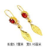 Серьги, золотой долговечный аксессуар