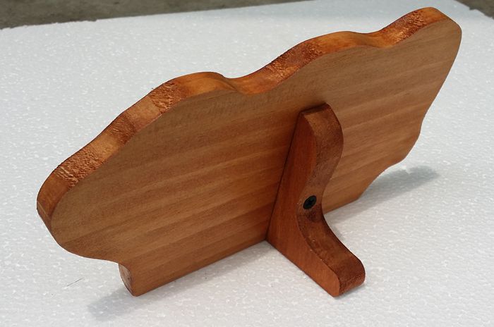 实木台牌激光雕刻定制木制支付二维码加好友扫