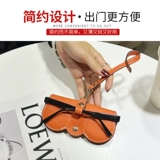 Солнцезащитные очки, портативная сумка, защитный чехол на солнечной энергии, брендовый модный комплект, цвет, из натуральной кожи